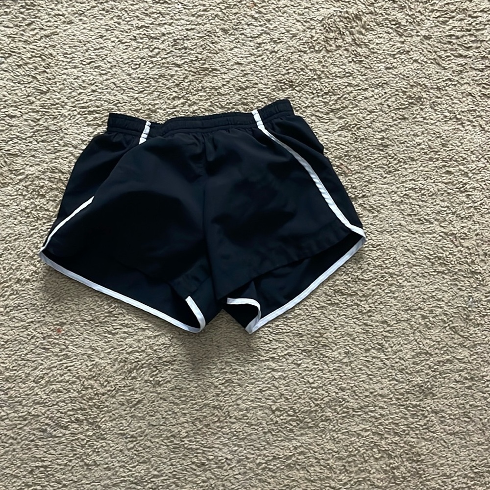 Black Nike athletic shorts